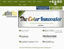 Tablet Screenshot of dinoflex.com